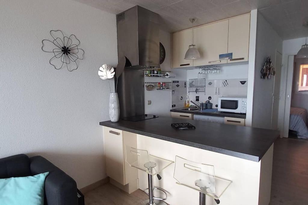 T2 1Ere Ligne Loggia Vue Mer 180 ° Parking Arcachon Exterior foto
